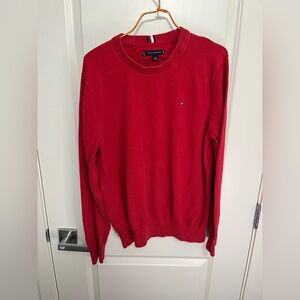 Tommy Hilfiger Men's Red Sweater in size L